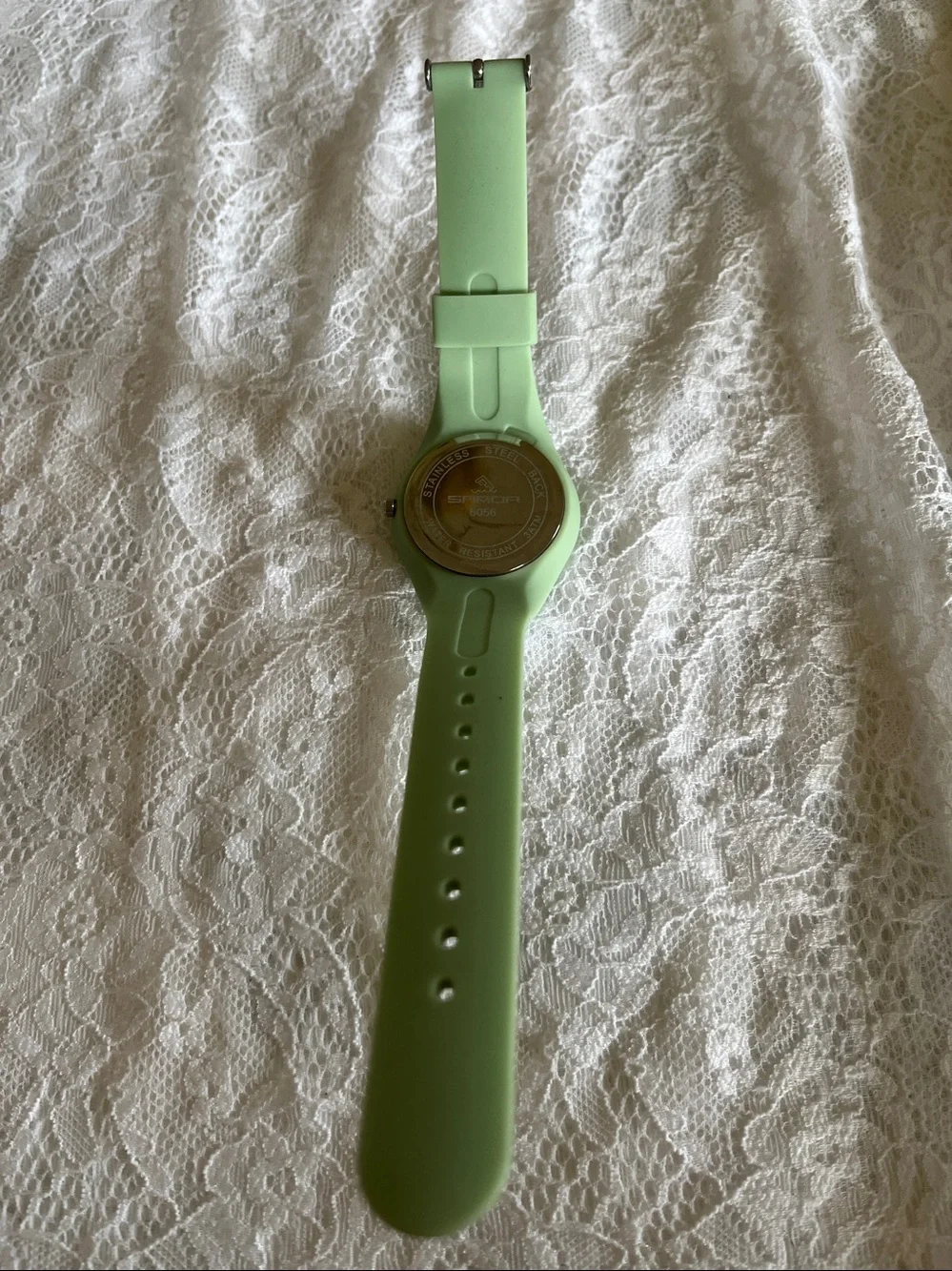 Green Silicone Watch